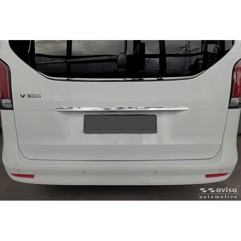 Avisa Chroom RVS Kofferbak Sierlijst  Mercedes V-Klasse (W447) 2014-2019, Facelift 2019-2024 & Facelift 2024-
