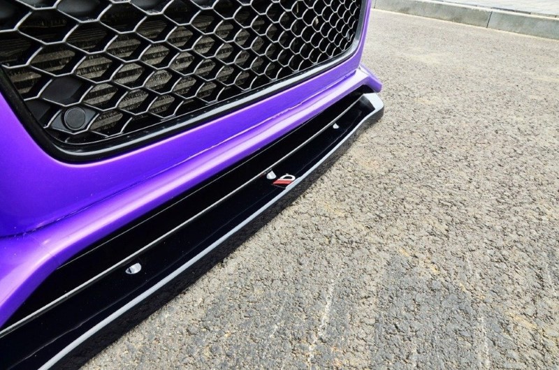 Voorspoiler Audi RS5 8T /  8T FL Glanzend Zwart