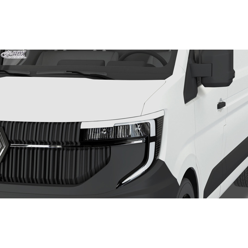 RDX Koplampspoilers  Renault Master IV 2024- & Nissan Interstar 2024- (ABS)