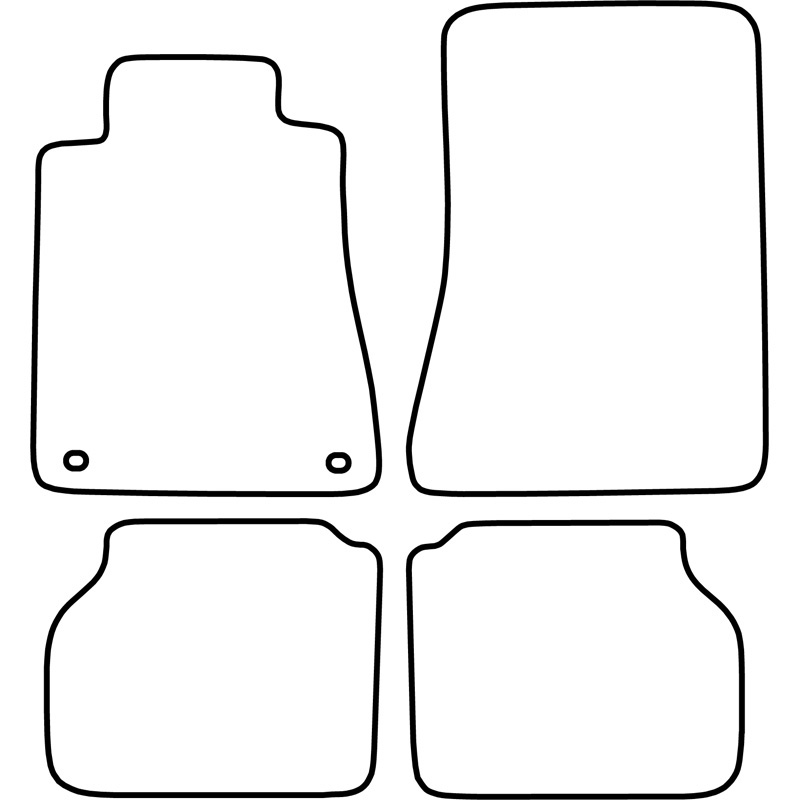 Automatten Velours  Mercedes S Klasse W140 1991-1998