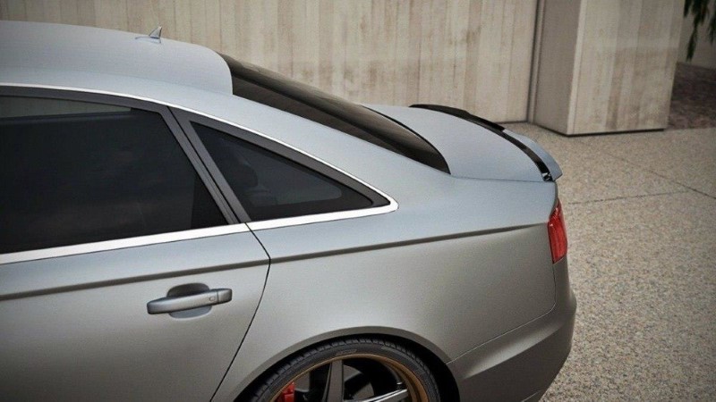 Spoilerkap Audi A6 / A6 S-Line C7 / C7 FL Sedan Glanzend Zwart Maxton