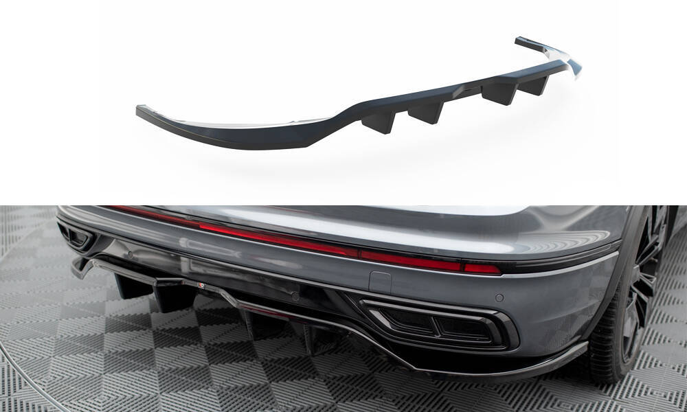 Diffuser Volkswagen Tiguan R-Line FL Maxton Glans Zwart