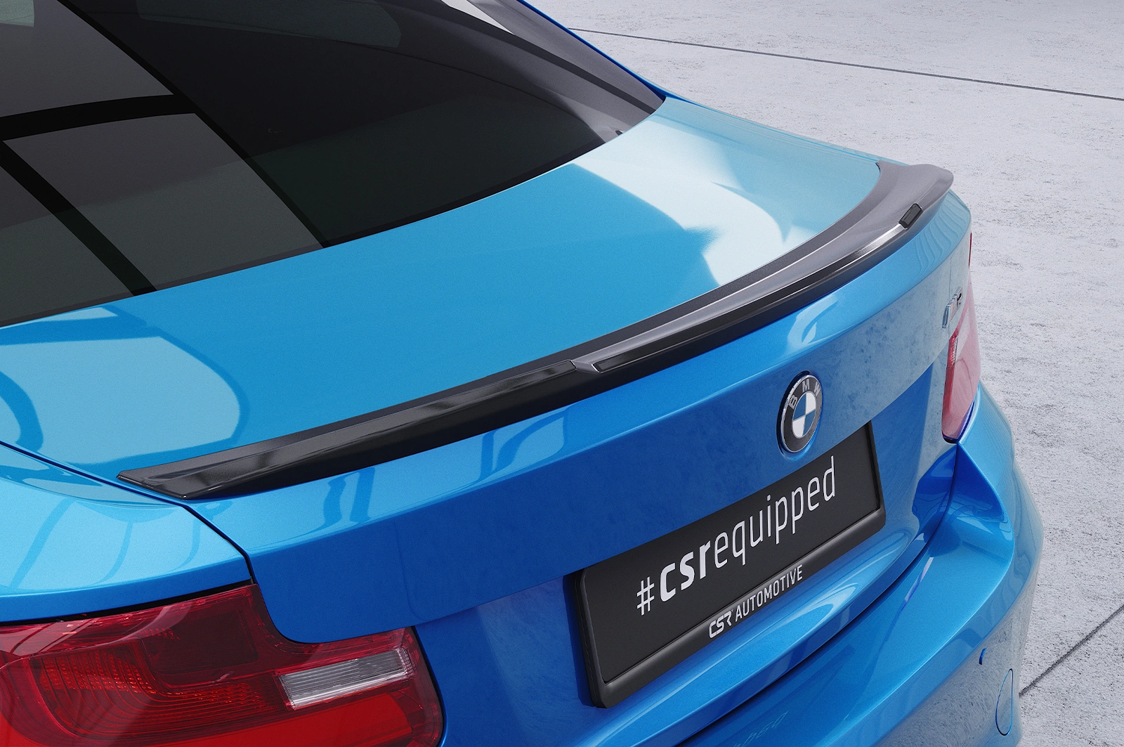 Achterspoiler BMW 2er F22 / M2 F87 Coupe glans zwart