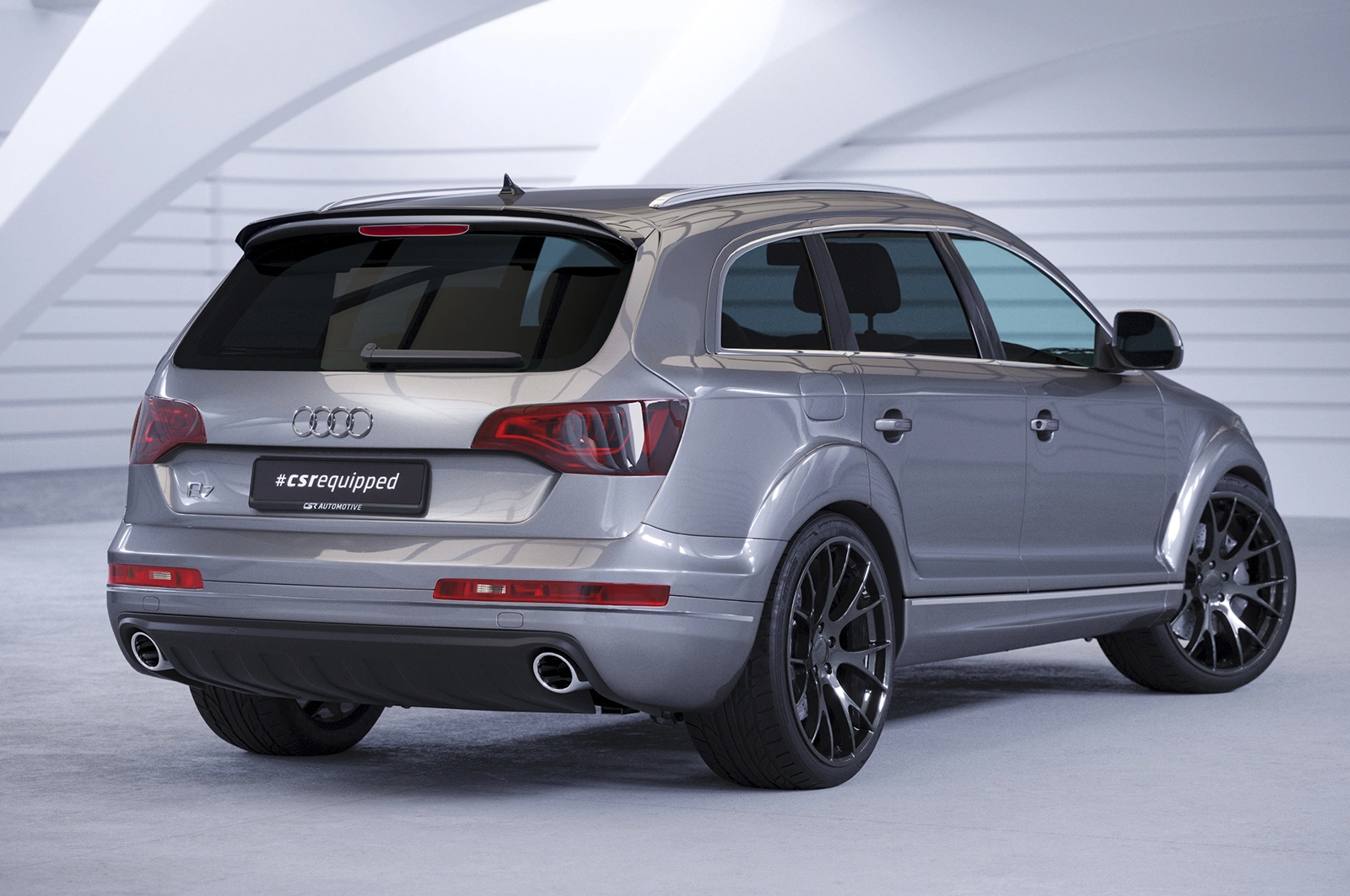 Achterspoiler voor Audi Q7 4L Glans Zwart (2005–2015) – CSR Automotive
