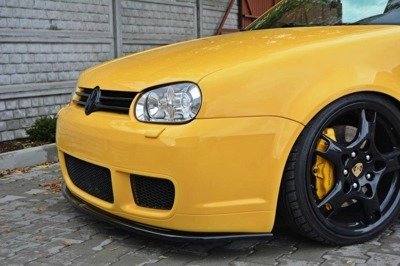Voorbumperlip VW Golf 4 R32 Glans Zwart