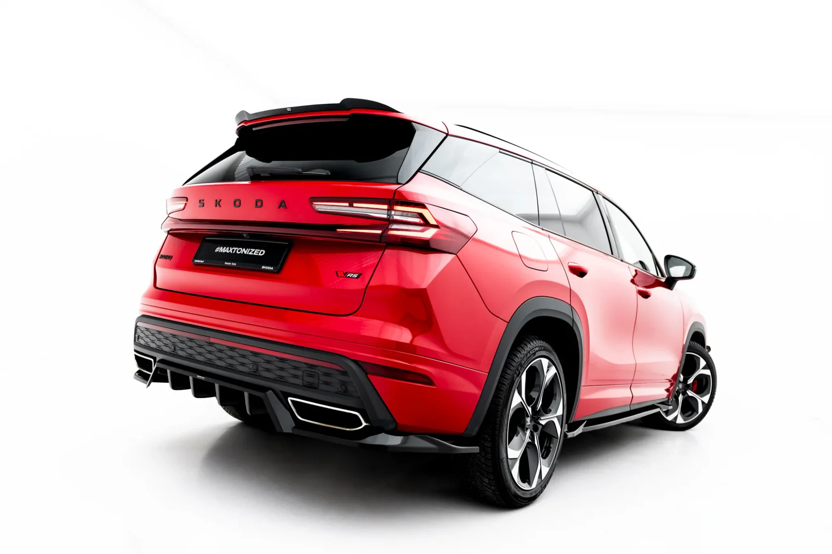 Diffuser Skoda Kodiaq RS FL Maxton Glans Zwart