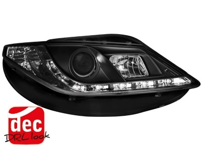 Faros Seat Ibiza 6J 08-.. LED Los ojos del Diablo Dayline negro