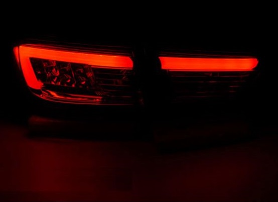 Taillights LED Renault Clio IV black red 2013-