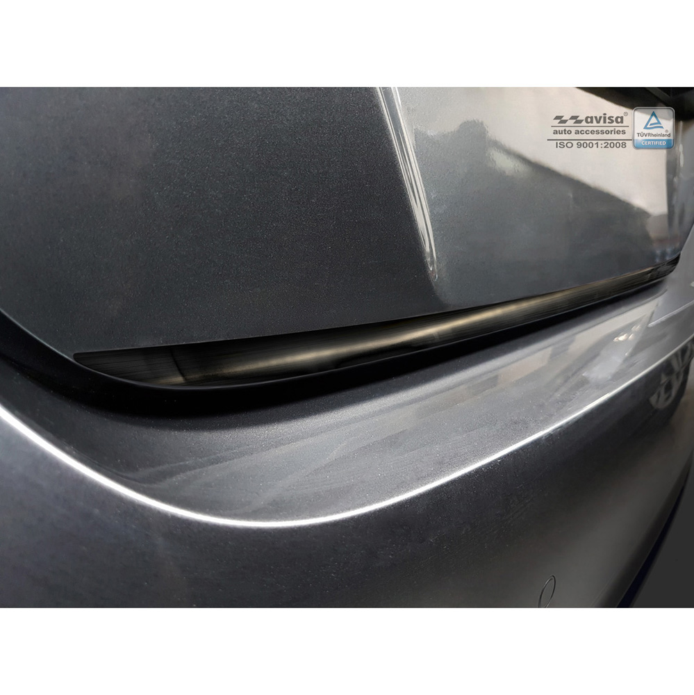 Zwart RVS Kofferbaksierlijst  Nissan Leaf II 2017-