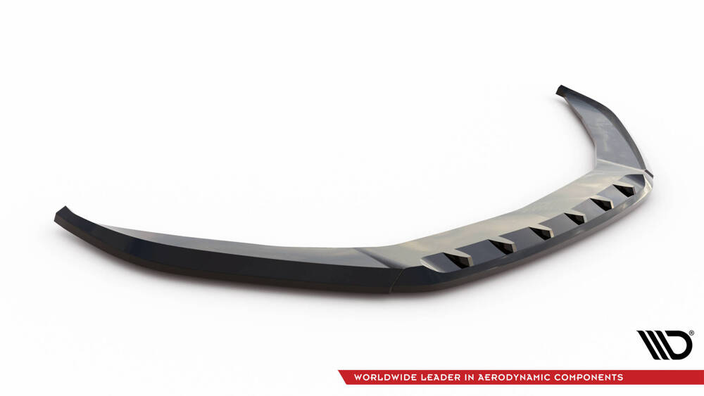 Voorspoiler V.3 Porsche Panamera E-Hybrid 971 Maxton Glans Zwart