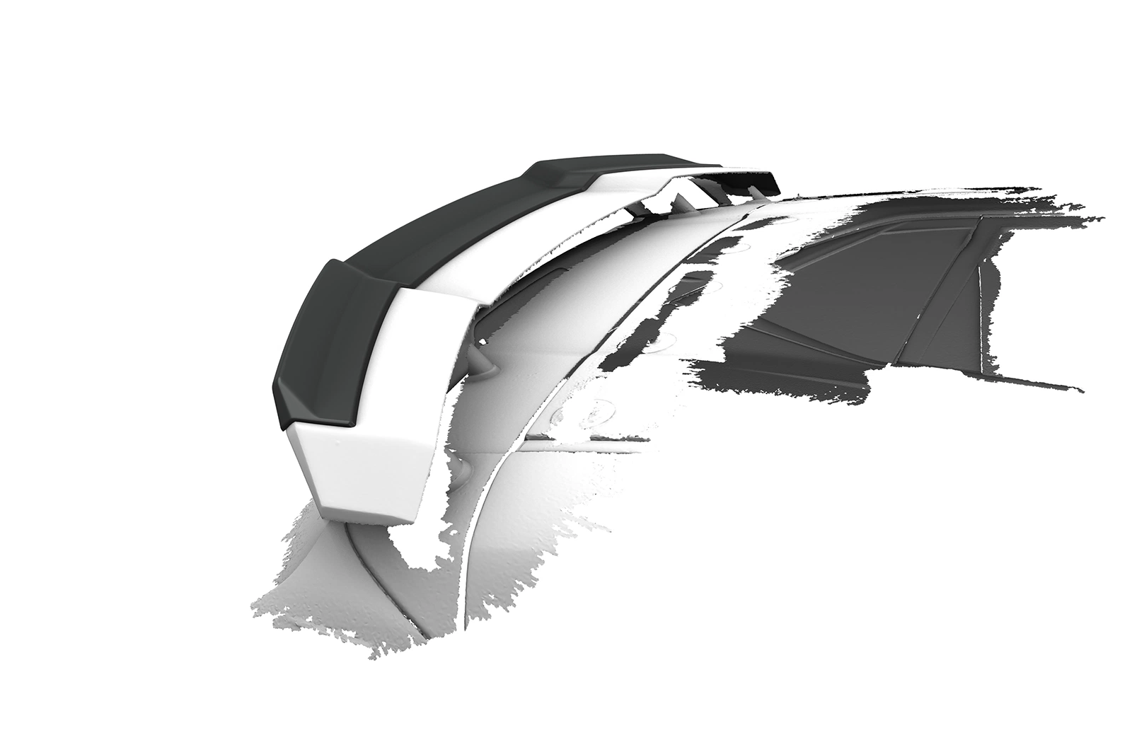 Achterspoiler Hyundai I20 (BC3) N / N-Performance glans zwart
