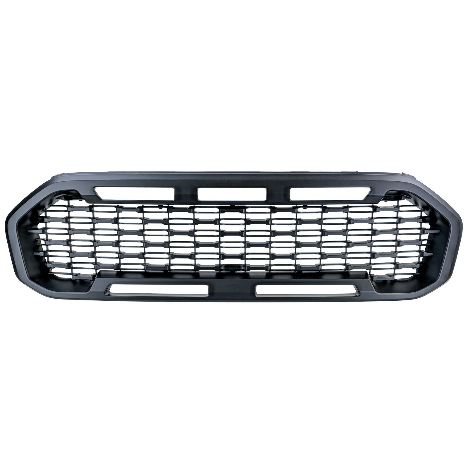 Grill Ford Ranger T8 (2019–2022) – Zwart Mat – Zonder Embleem