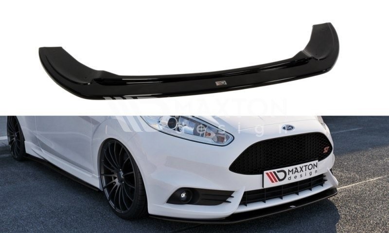 Voorspoiler Ford Fiesta ST Mk7 FL V.2 Glanzend Zwart