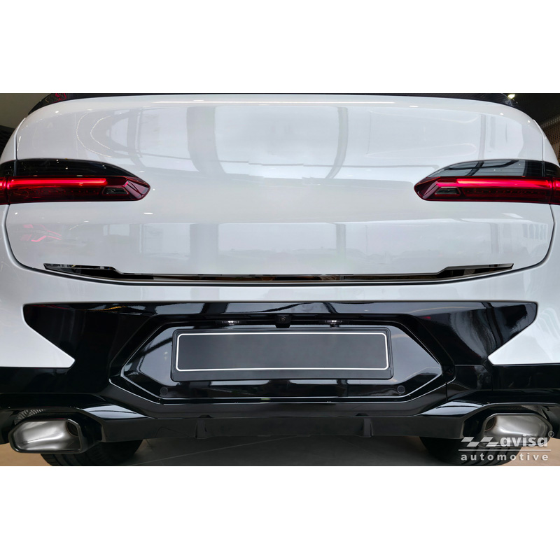 Avisa Zwart Chroom RVS Kofferbak Sierlijst  BMW X4 II (G02) M-Sport Facelift 2021-