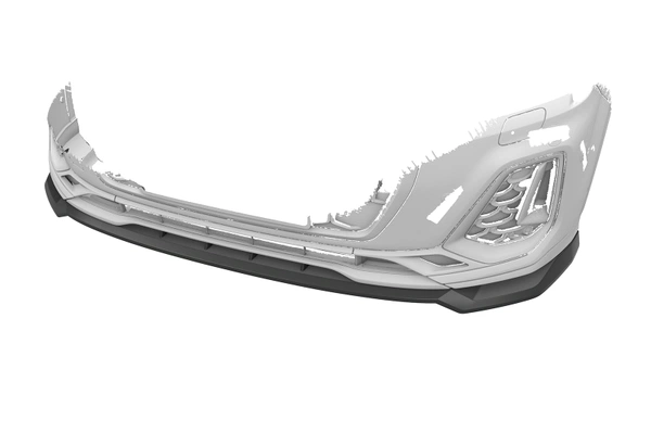 Voorspoiler Bekerspoilerlip Audi Q7 S-Line / SQ7 4M - Glans Zwart