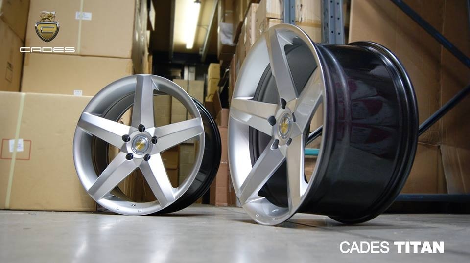 Cades TITAN HIGH POWER SILVER 8.5/10x20 5x120 ET15