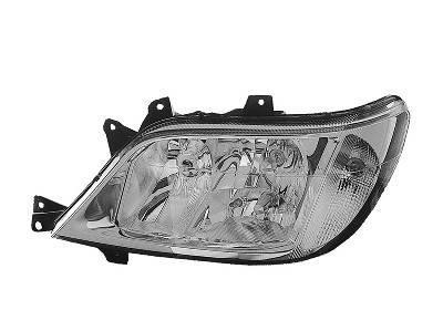 koplamp, H7+H7+H3, rechts, 09/2002-Mercedes Sprinter, 1995-2006