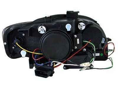 Faros Audi A4 B7 Los ojos del Diablo Dayline negro ELR
