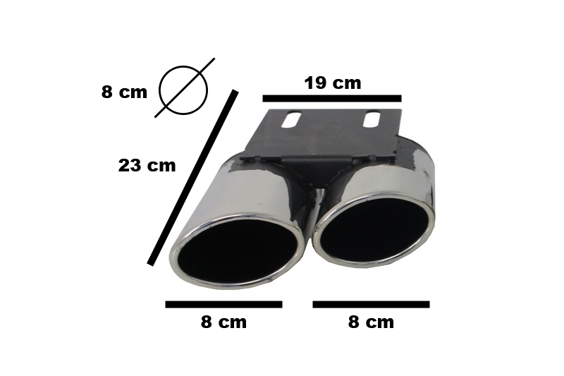 Audi A3 8V Sedan Facelift (2012-up) Achterbumper Diffuser + Tips