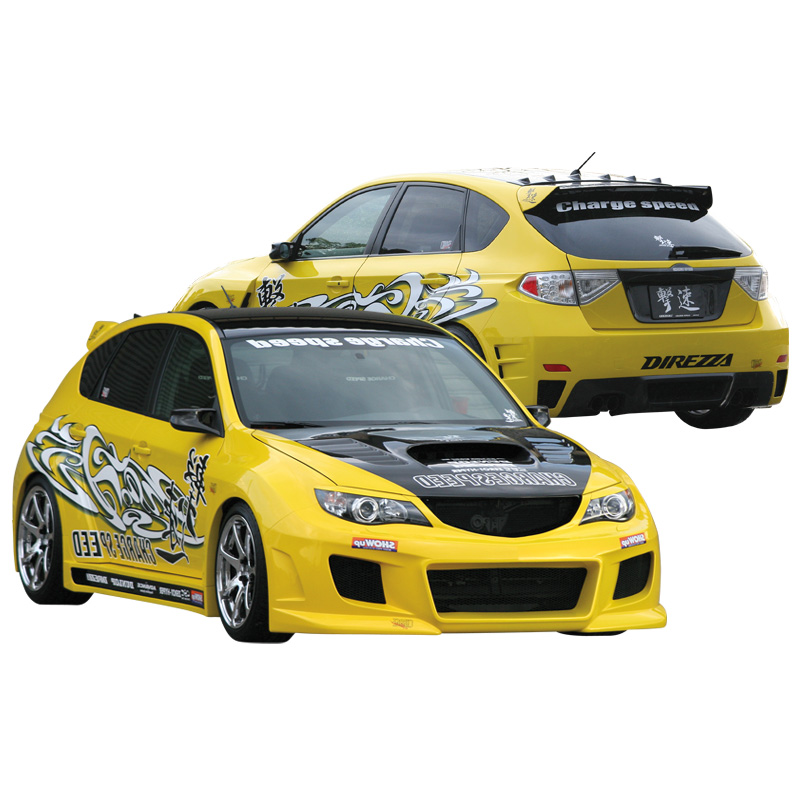 Chargespeed Breedbouwset 'Wide-Body'  Subaru Impreza WRX STi 2008- (FRP) (incl. koplampsproeieruitsp.)