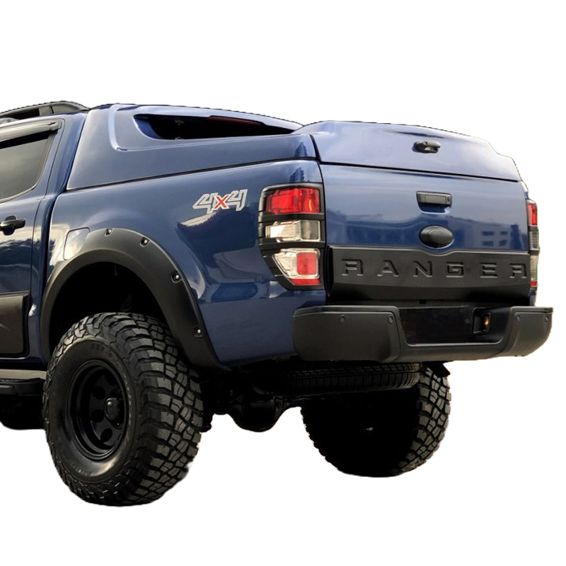 Achterklepcover  Ford Ranger T6/T7/T8 2012-2022 - Versie 3 - Matzwart