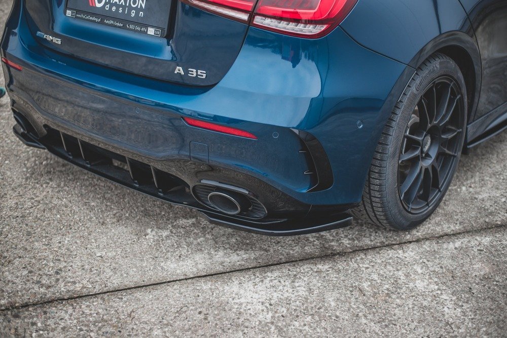 Diffusor Hoeken Mercedes A Klasse W177 A35 AMG Glans Zwart