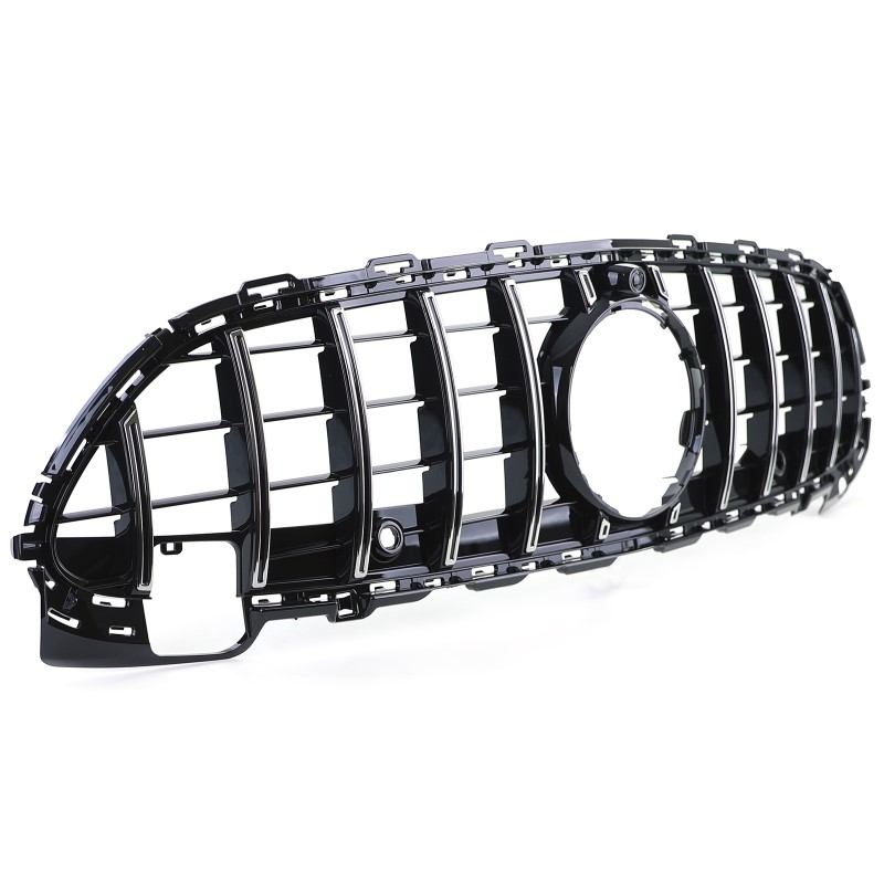 Grill Mercedes C-Class W206 (21-..) GT Look Chroom Zwart