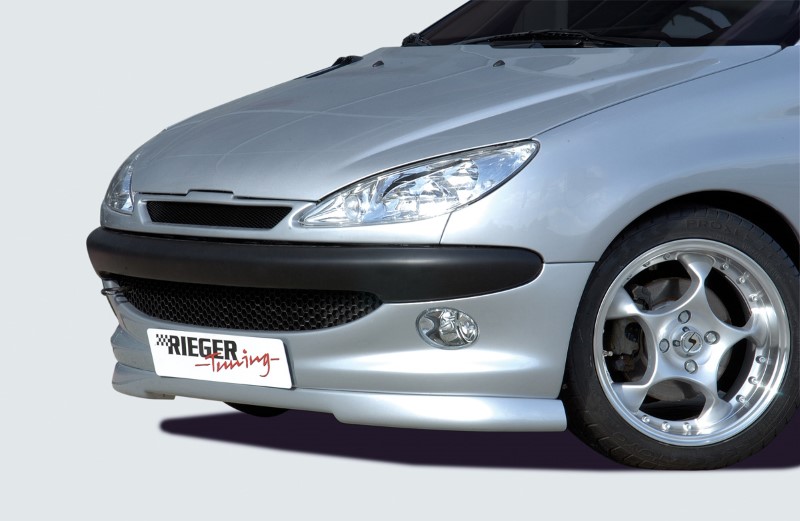 Spoilerlip Peugeot 206 Kleine voorbumper Rieger