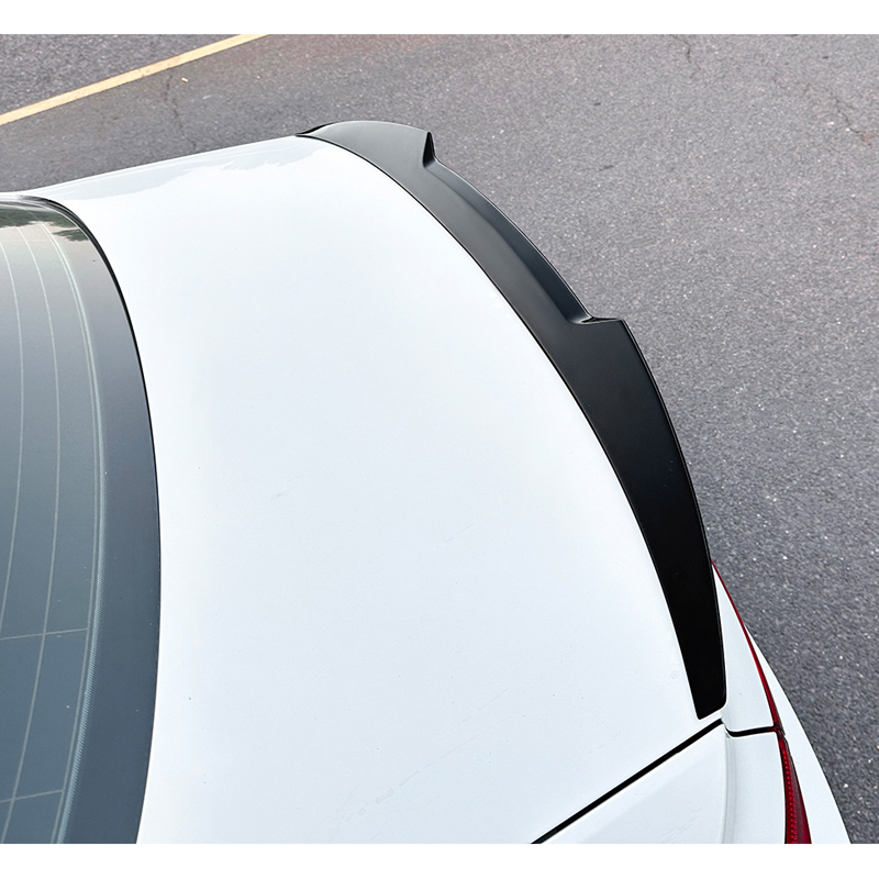 Achterspoiler  Audi A4 (B9) Sedan 2015-2024 (ABS Glanzend zwart)