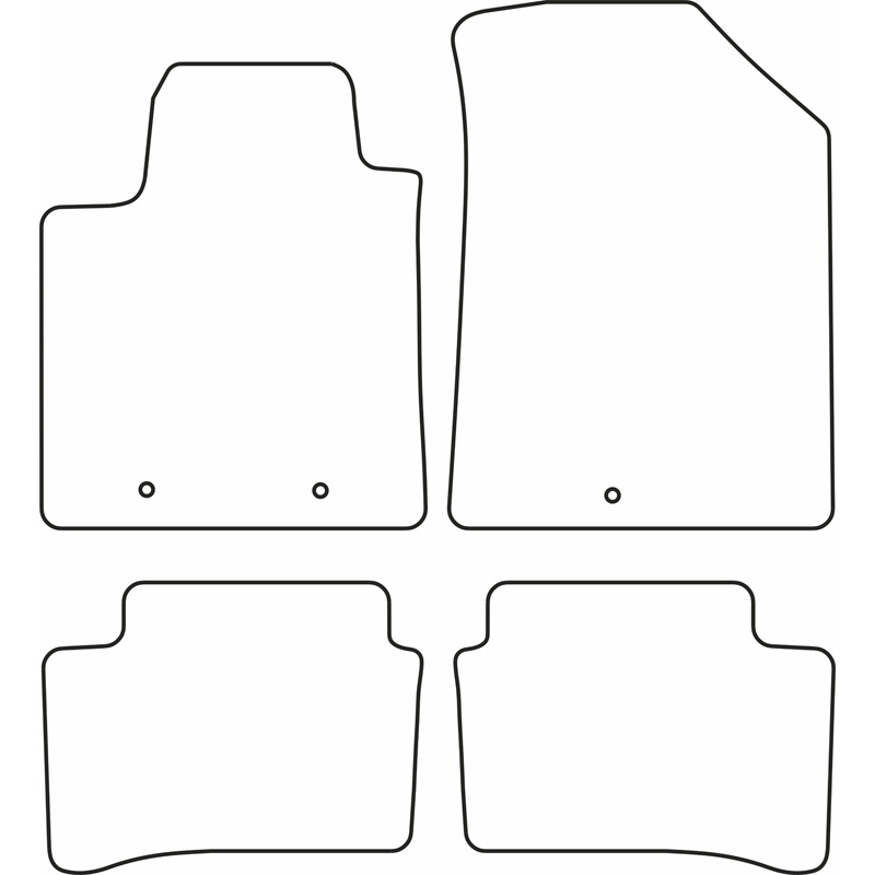 Automatten Velours  Hyundai i10 2013-2020