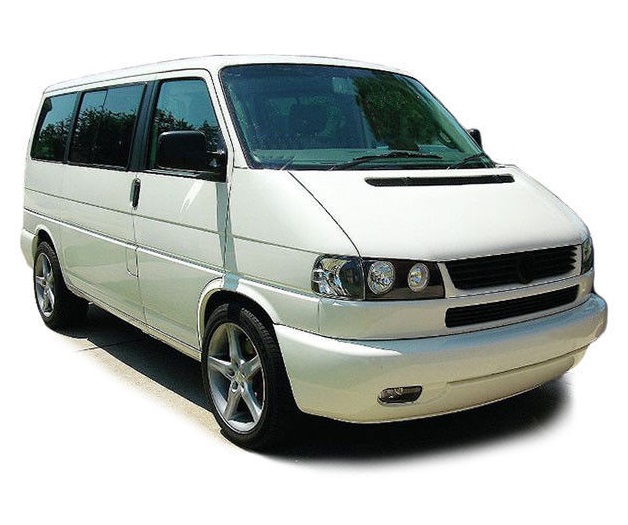 Faros Bus T4 Angel Eyes negro