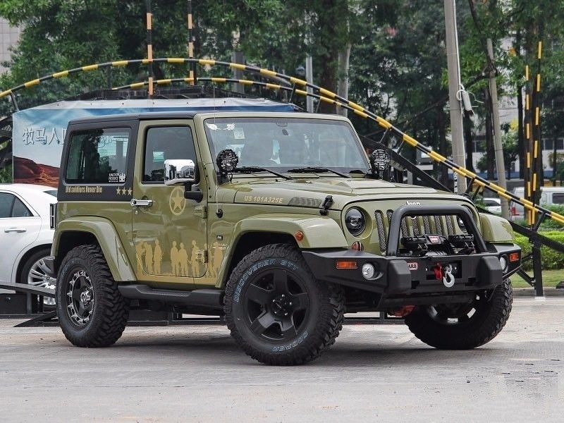 SideSteps Treeplanken JEEP Wrangler / Rubicon JK (2007-2017) 2 deurs Retro Design