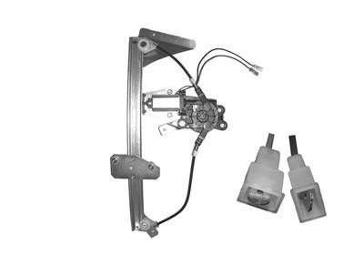 raammechanisme, incl motor, links Smart Fortwo, 1998-2007