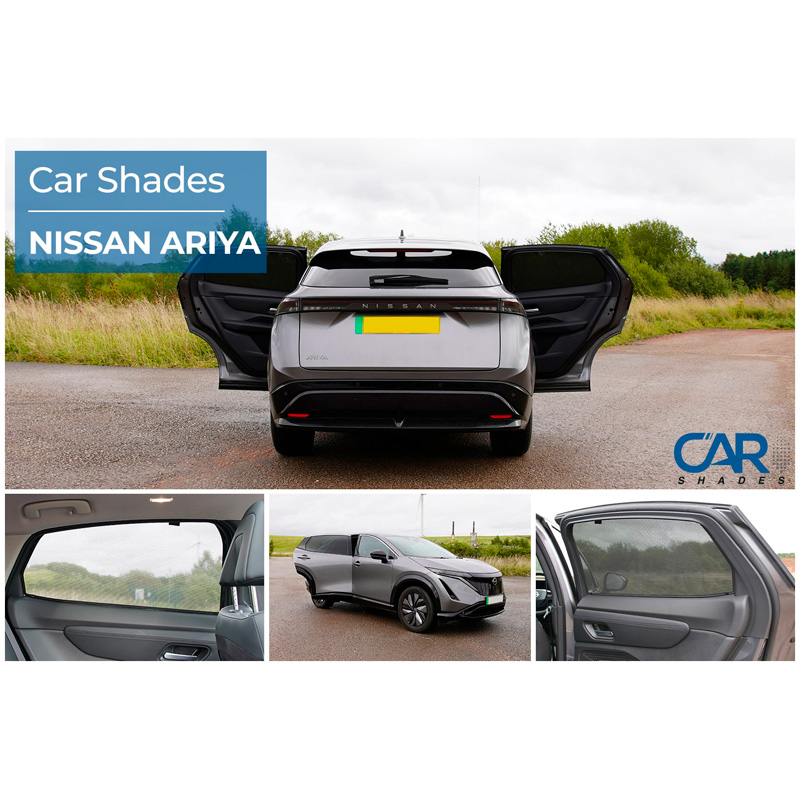 Set Car Shades (achterportieren)  Nissan Ariya 2022- (2-delig)