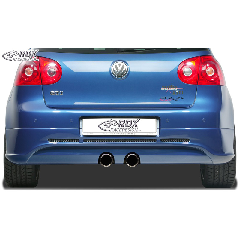 Achterskirt  Volkswagen Golf V GTI/R Hatchback 3/5-deurs 2003-2008 (R32 uitlaat) excl. Variant/Plus (ABS)