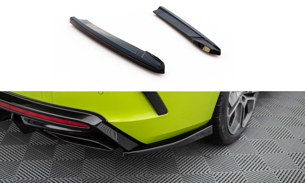 Zijdiffusers Skoda Octavia RS MK4 Maxton Glans Zwart