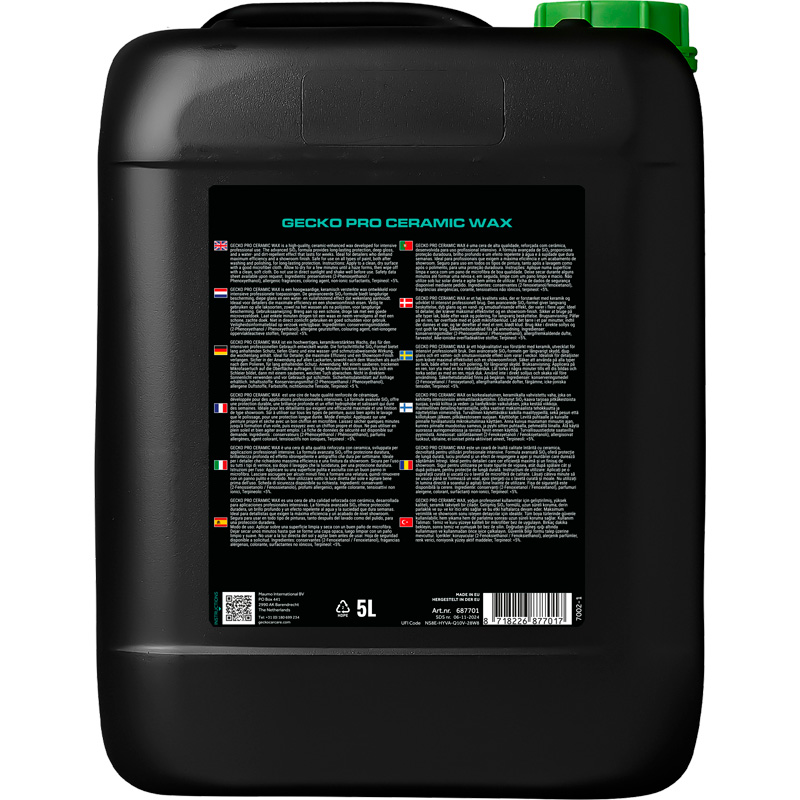 Gecko Keramische Wax 5 liter (701)