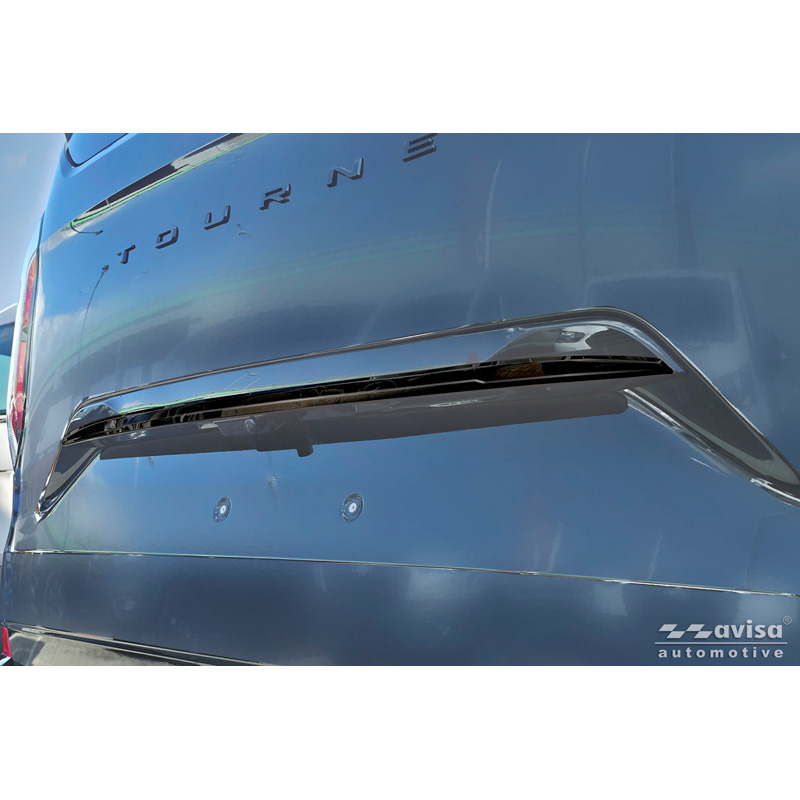 Avisa Zwart Chroom RVS Kofferbak Sierlijst  Ford Tourneo Custom II (V710) 2023- (met achterklep)