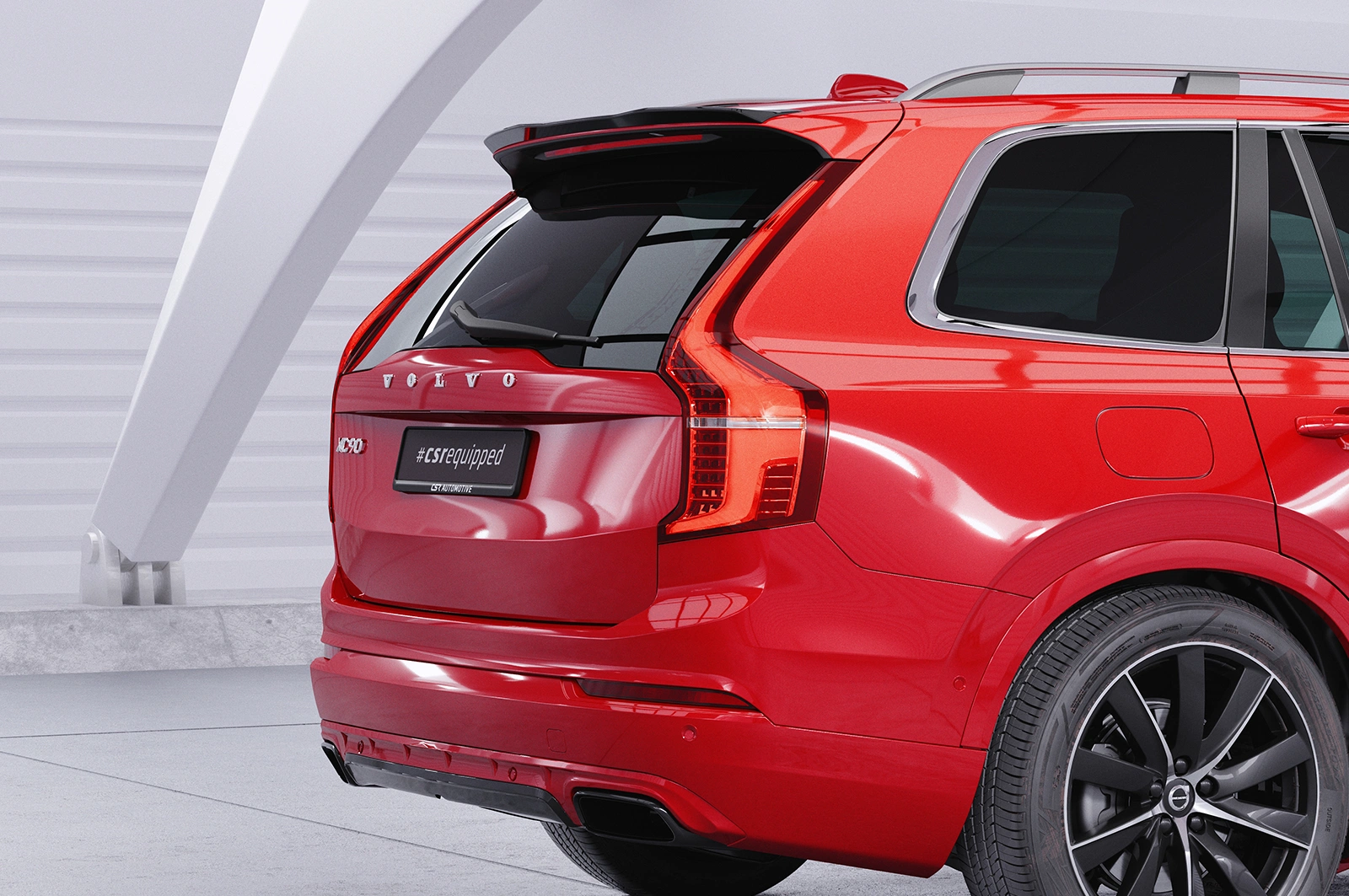 Achterspoiler Volvo XC90 (2e Gen) Glans Zwart (2015 - heden)