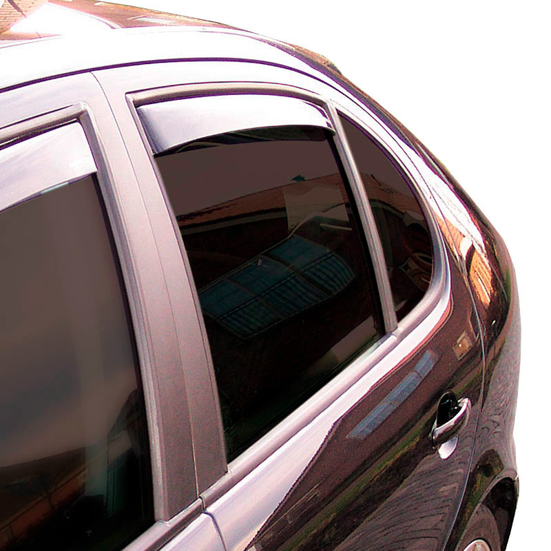 Zijwindschermen Master Dark (achter)  Audi Q4 Sportback (F4N) 2021-