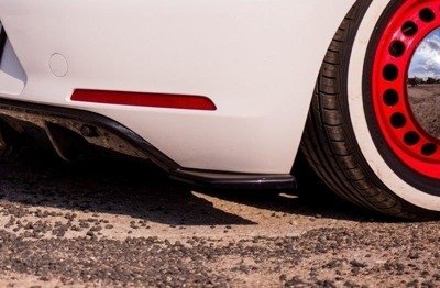 Achterdiffuser VW Kever Zwart Glans L + R