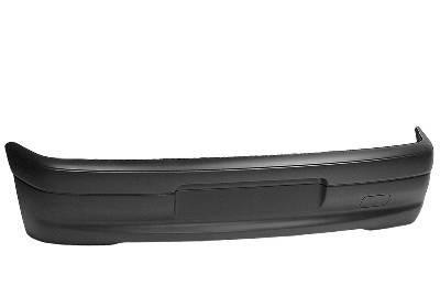 achterbumper + balk, 3/5 drs, zwart Peugeot 306, 1997-2001