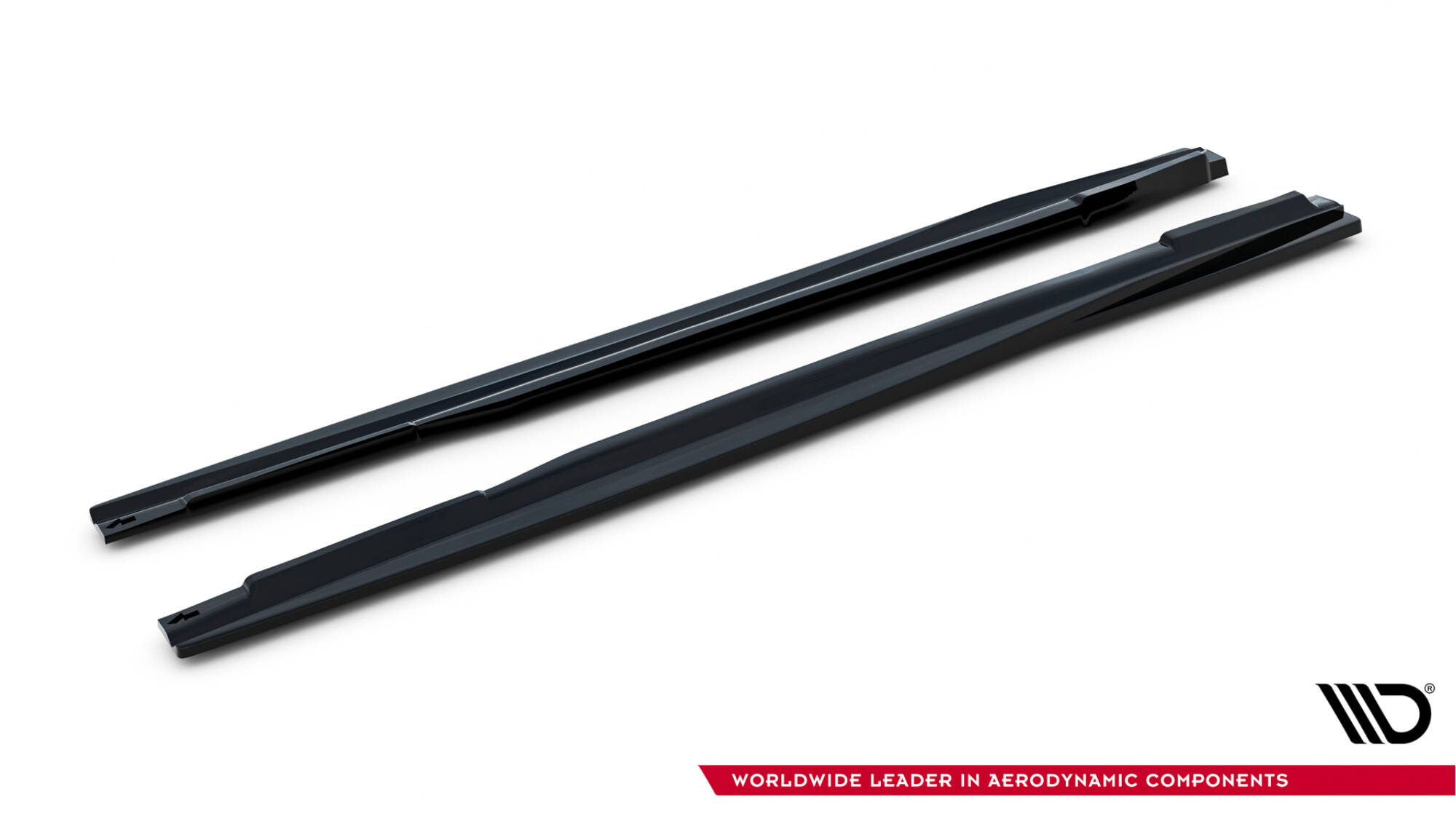 Zijskirts Mercedes-AMG GLE 53 / AMG-Line SUV / Coupe W167 Facelift / C167 Facelift Maxton Glanzend zwart