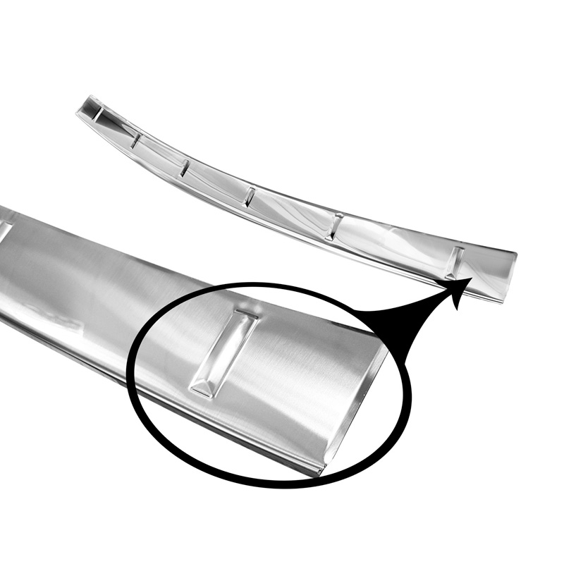 RVS Achterbumperprotector  Mercedes GLE II (W167) 2019-2023 incl. 53 AMG 'Ribs'