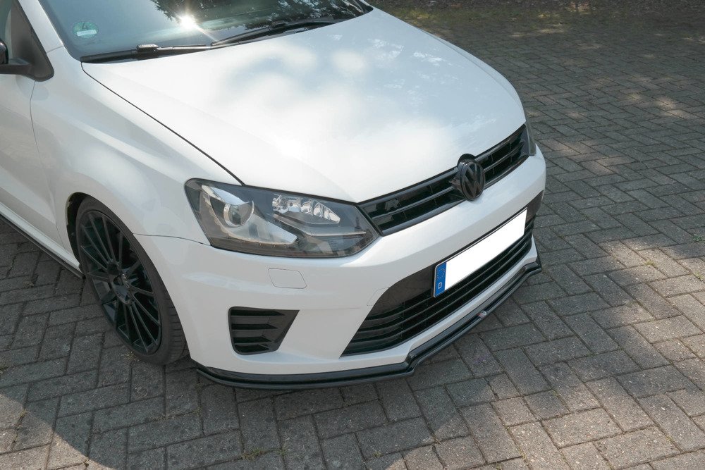 Voorspoiler VW Polo R WRC Maxton Glans Zwart