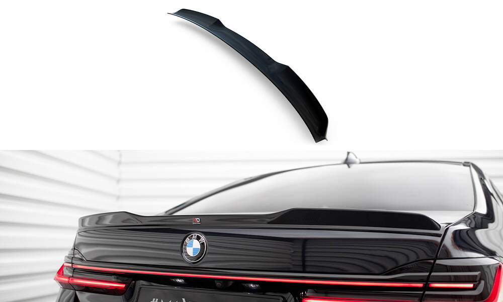 Spoiler BMW 7 Serie G11 Maxton Glans Zwart