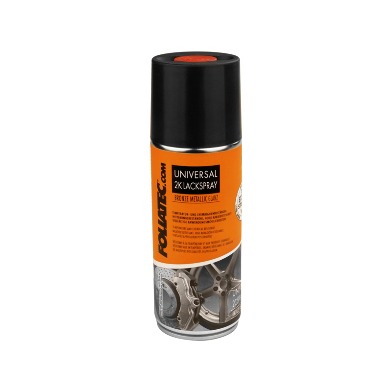 Foliatec Universal 2C Spray Paint Set - brons metallic glanzend 3x400ml