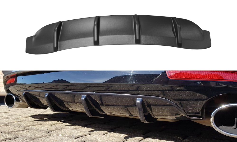Diffuser Volkswagen Scirocco R FL Maxton Glans Zwart