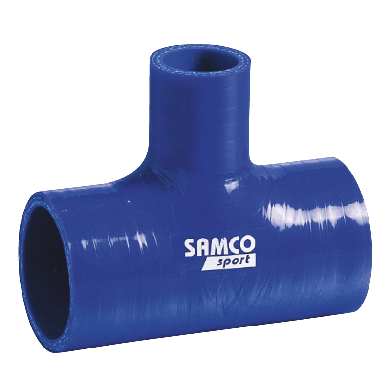 Samco Silicon T-stuk Blauw 38/25 102mm
