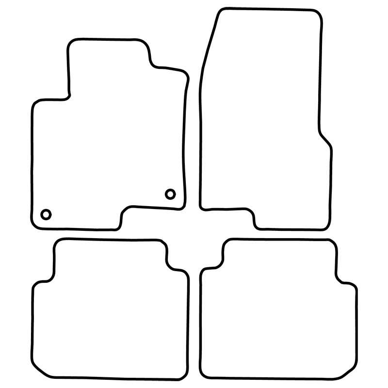 Automatten  Smart ForFour 2004-2006